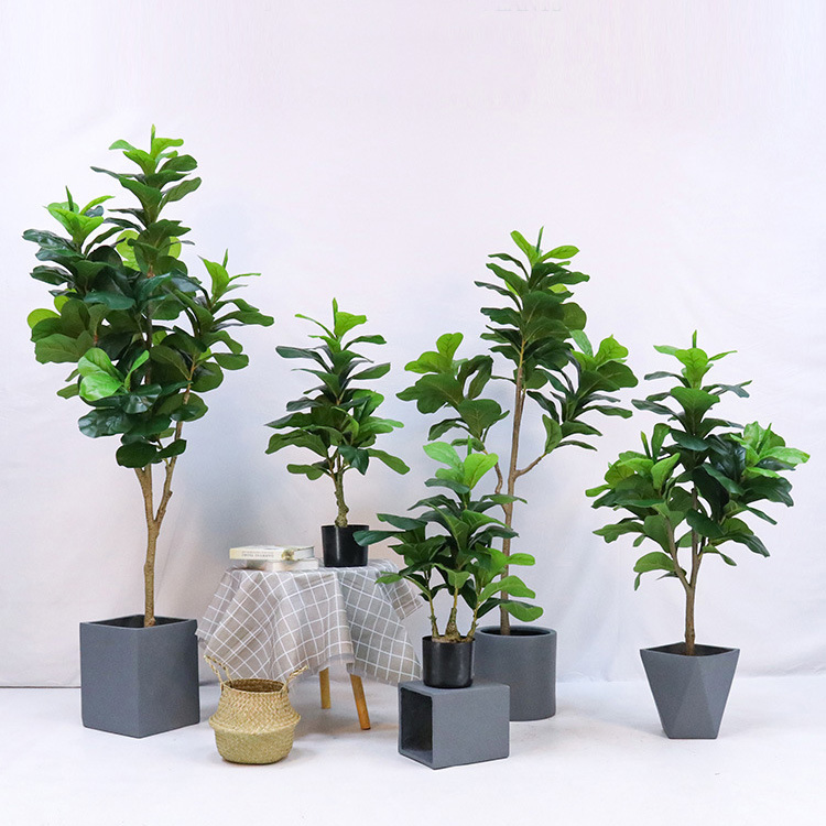 Artificial Plastic Potted Plan - Ficus Lyrata Tree review and price