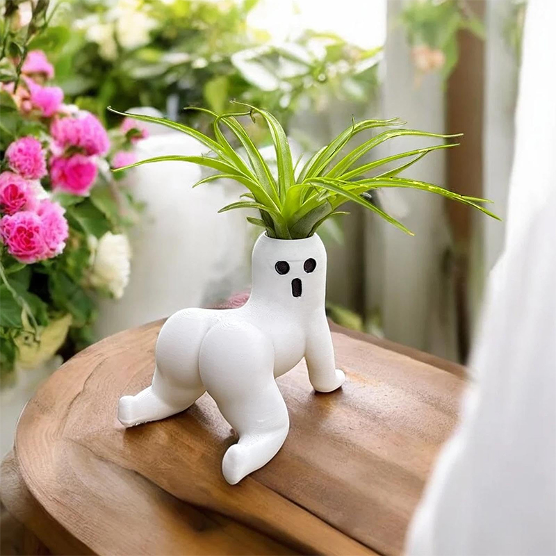 Funny Big Booty Ghost Planter  - Echeveria Succulent review and price