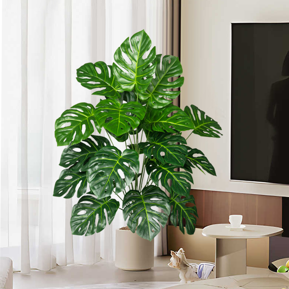 70-100cm Artificial Monstera T - Ficus Lyrata Tree review and price